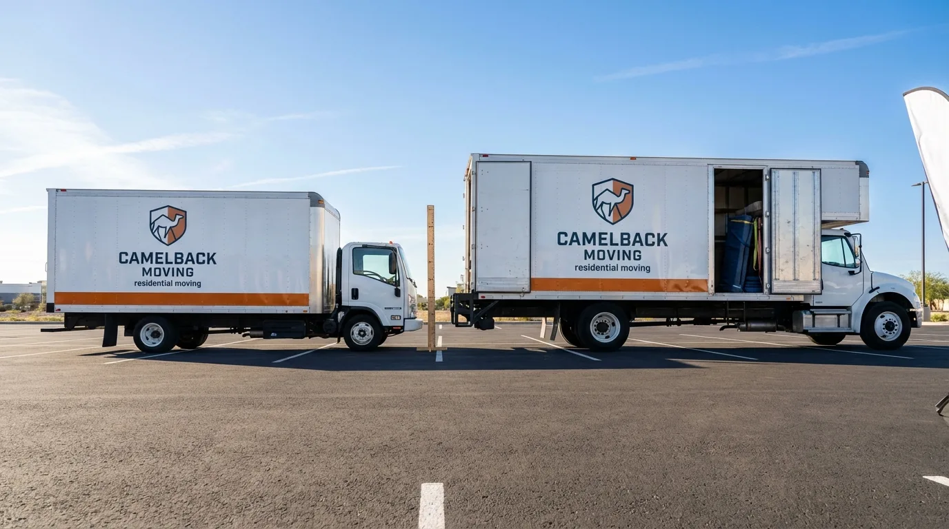 Moving truck size capacity guide in Gordonsville